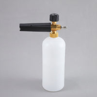 Easy to Fill Car Wash Foam Cannon Heavy-Duty Foam Cannon with Adjustable Nozzle Long-Lasting Sprayer with Quick-Connect Fitting Handheld for Driveway, Garage