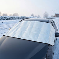 Reflective Car Windshield Cover Year-Round Front Windshield Cover Resistant Windproof for Winter