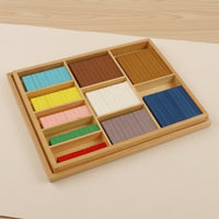 Number Rods Colorful Counting Rods Smooth Math Manipulative for Classroom