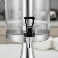 Juice Dispenser Keeps Drinks Chilled Juice Dispenser with Drips Tray Clear Body for Hotel