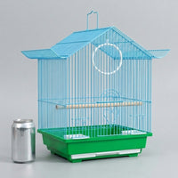 Easy Install Cage Accessories Avian Cage, 30x22x38cm Breeder Cage for Budgies and Finches, Escape-Prevention Design for Housing and Nesting