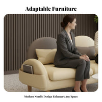 sectional Combination Curved Booth Sofa Modern Design Commercial Furniture Lounge Seating for Cafe Owners, Interior Designers, Coffee Shop, Restaurant, Reception Area, Waiting Room