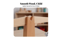 Wooden Balance Scale Early Learning Arithmetic Balance Beam Develops Thinking Skills Preschool Math Toy for Kindergarteners, Classroom, Homeschooling