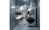 Impeller-Style Metal Fan Blade Curved Replacement Fan Blade Easy to Install Long-Lasting for Ventilation