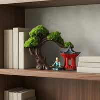Realistic Design Artificial Welcome Conifer Tree Handmade Bonsai Accessory for DIY Enthusiasts, Rockery, Terrarium, Desktop