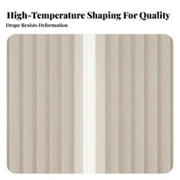 Punch-No-Drill Installation Folding Partition Curtain Foldable Design Accordion Room Divider Space-Saving Accordion Folding Partition Easy Setup for Apartment Dwellers, Homeowners, Away Ice Managers, Bedroom, Doorway, Events