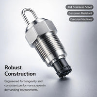 304 Stainless Steel Misting Nozzle for Garden Impact Atomizing Spray, Landscape Cooling Outdoor Humidification Patio