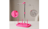 Space-Saving Sewing Thread Stand Compact Thread Stand with Loop Guides Smooth Smoother for Overlocking