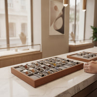 Watch Display Tray Shielded Watch Tray with 30 Compartments Versatile