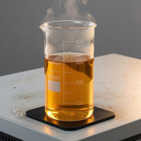 2 Pieces Pouring Lip Borosilicate Glass Beaker Write-on Label Area Graduated Glass Beaker Corrosive-Resistant Resistant Laboratory Glassware Set Clear Markings