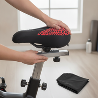 Thickened Silicone Gel Bicycle Seat Cover for Mountain Bikes and Spin Bikes, Shock Absorbing and Comfortable