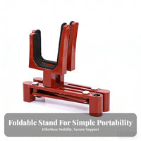 Foldable Violin Stand Space-Saving Violin Stand Adjustable Portable Holder for Violinists, Music Students