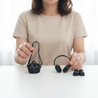 4 Pieces Doll Accessory Set Cute Design Doll Headphones and Glasses Set Photography Props Miniature Fashion Accessories for Dollhouse