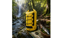 Waterproof Backpack Dry Bag PVC Insulated Backpack Dry Bag Elastic Cord Gear Carrier for Rafting, Stream Trekking