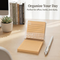 Sticky Notes Paper 80 Sheets Self Memo Pads for Office Desk Students, Tearable Reminder for School Supplies