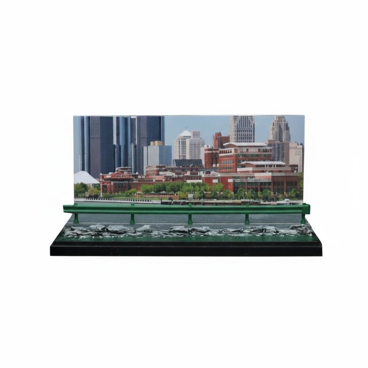1:64 Scale Wetland Park Display Scene Realistic Scenery Riverside Scene Model Collectible Display Garden Roadway Setting Model Detailed Craftsmanship for Collection