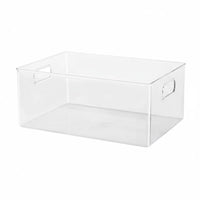 Clear Book Bin Transparent Design Clear Book Box Accessible Top for Teachers