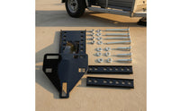 Trailer Spare Tire Carrier Powder Coated Trailer Spare Tire Mount Adjustable for Utility Trailers