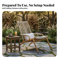 3 Pieces Small Balcony Furniture Foldable Design Rattan Design Balcony Furniture Set Space Saving New Chinese Type Lounge Chairs for Tea Area, Porch