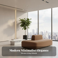 Creative Shape Double-Sided Island Bench Modern Aesthetic Commercial Furniture Easy Setup Lobby Seating High Weight Capacity for Interior Designers, Business Owners, Office Managers, Reception Area, Retail shop, Waiting Room