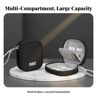 Large Capacity U-Guard Storage Bag Compact Bank Chip Organizer Lightweight for Business Travelers, Daily Organization, Commuting, Vacation