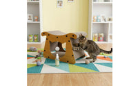 Cat Scratcher Wear-Resistant Cat Scratcher House 2 in 1 Pet Accessory for Cats