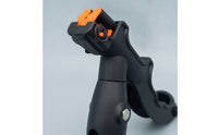 Kayak Fishing Rod Holder Swivel Rod Holder with Round Base Hardware Secure Heavy-Duty for Fishermen, Boats