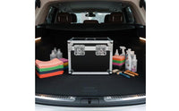 Aluminum Aviation Case Sturdy Portable Aluminum Tool Box Lockable Aviation Case Reinforced Corners Locking Equipment Trunk
