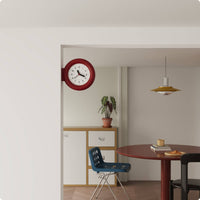 Corner Wall Clock Vintage Style Home Decor Easy to Viewfor Office