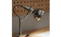 Multi-Functional Bauhaus Design Floor Lamp Clamp-on Reading Light for Study, Bedroom, Living Room