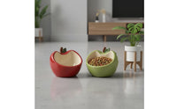 2 Pieces Cat Food Bowl Cute Ceramic Bowl with Cat Ears Glazed for Feeding Mat
