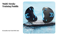 Builds Arm Strength Half Palm Swim Paddles Long-Lasting Material Swimming Training Hand Paddles Secure Fit for Beginners, Adults