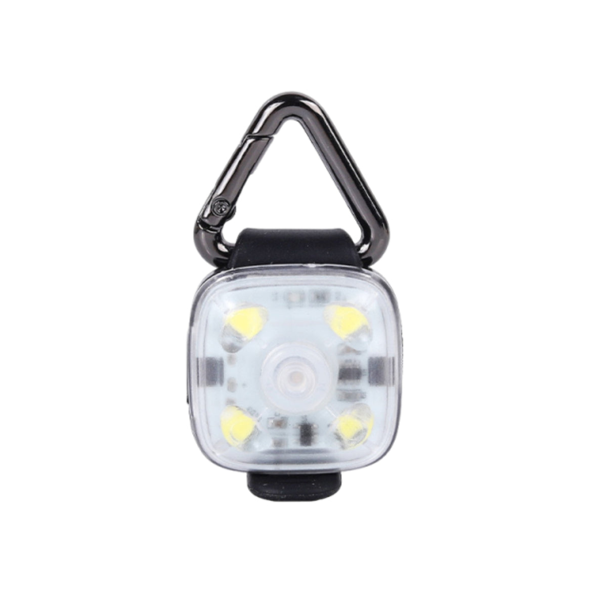 Portable Pet Collar Light with Carabiner Clip Compact Attach-on Pet Collar Light Lightweight Pendant Bright for Dogs