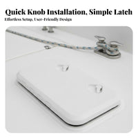 Waterproof Marine Deck Entry Hatch Watertight Seal Boat Inspection Hatch 180-Degree Exposed Ing Rectangle Boat Entry Door Anti for Yacht Owners, DIY Enthusiasts, Fishermen, Speedboat, Outdoor