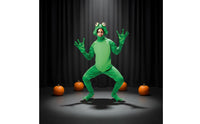 Frog Costume Webbed Hands and Feet Full Body Frog Suit Funny Design Party Apparel for Men, Adults
