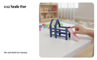 Cartoon Design 1:12 Scale Floor Carpet Versatile Decor 1:12 Scale Dollhouse Rug Realistic Intricacy for Children, Hobbyists, Model Display