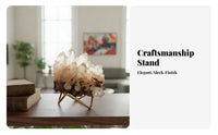 Crystal Sphere Holder Stable Base Display Stand Elevated Design for Bedroom