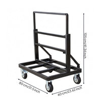 Panel Trolley Brake Wheels Glass Trolley Heavy Duty Door Cart