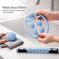 Leg Muscle Roller Massager for Relaxation and Shaping, 3-Piece Set