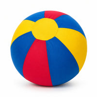 Heavy-Duty Dog Ball with Textile Cover Long-Lasting Inflatable Dog Ball Elastic Toy Deflatable for Dogs
