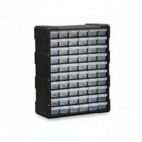 Pull-out Drawers Small Parts Drawer Organizer Vertical Plastic Parts Cabinet for Workshop, Electronics Bench
