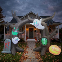 8 Ft Inflatable Archway Lighted Inflatable Arch Stable Decoration Long-Lasting for Garden