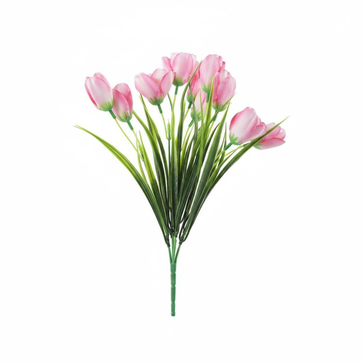 Artificial tulip Bouquet Fake Bloom Flower Bunch Bright Hues Home Decoration for Brides, Event Planners, Wedding, Dining Table, Office