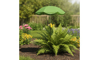Scalloped-Edge Plant Protection Umbrella Overhead Garden Plant Shade Umbrella Sturdy Lightweight for Balconies