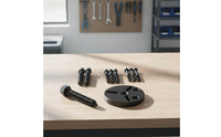 10 Pieces Universal Compressor Clutch Removal and Installation Tool Kit Heavy Duty Air Conditioning Compressor Clutch Tool Kit Compact Rebuild for DIYers, Home Garage