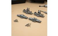 RC Axle Housing with Screws Upgrade Replacement Aluminum Axle Cover Easy to Install Hardware for Crawler Builders