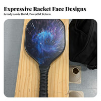 Lightweight Pickleball Paddle Long-Lasting Wooden Pickleball Racket Ergonomic Grip for Beginners, Adults, Outdoor, Playgrounds