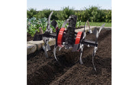Garden Equipment Cultivating Wheel Mower Attachment with Bent Tines Anti-Snag Wheel Attachment for Gardeners, Garden Cultivation