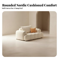 plush Sectional Cream design Sofa airyLike Design Living Room Furniture for Families, Homeowners, Lounge Area, Apartment, Home Theater