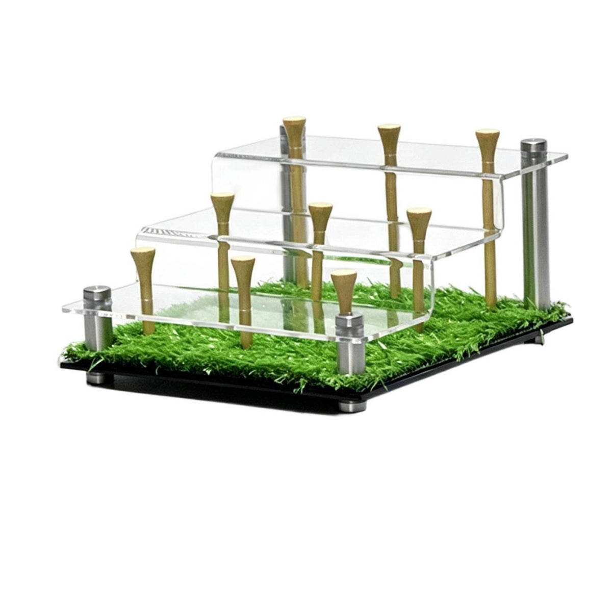 Golf Ball Display Case Clear Golf Ball Display Rack Compact for Golfers